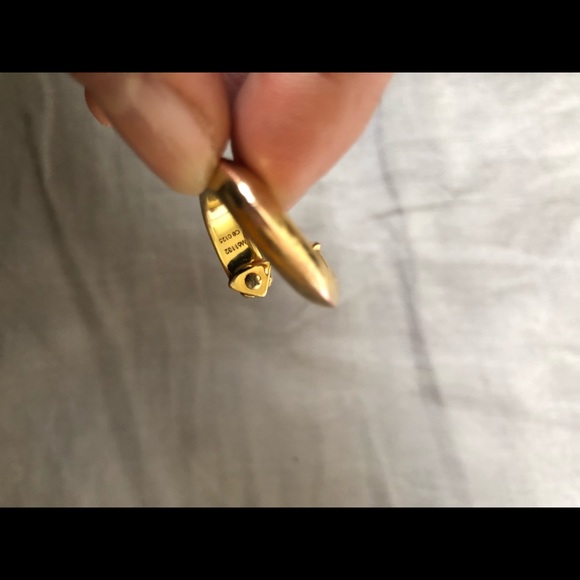 Authentic Louis Vuitton costume jewelry gold ring Gold rings jewelry